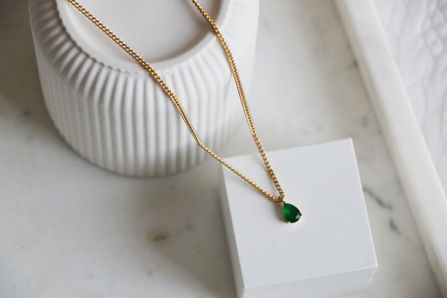 Emerald Lover Necklace - Allure Mae