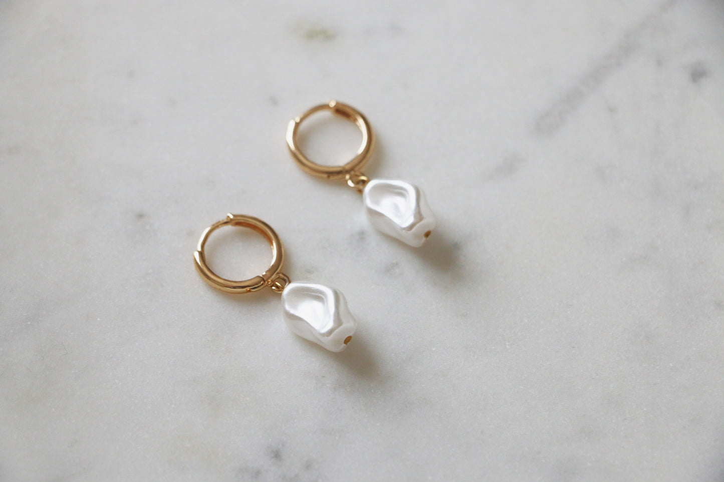 Fresh Water Pearl Huggies