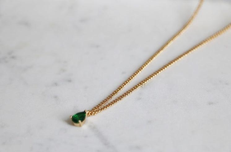 Emerald Lover Necklace - Allure Mae