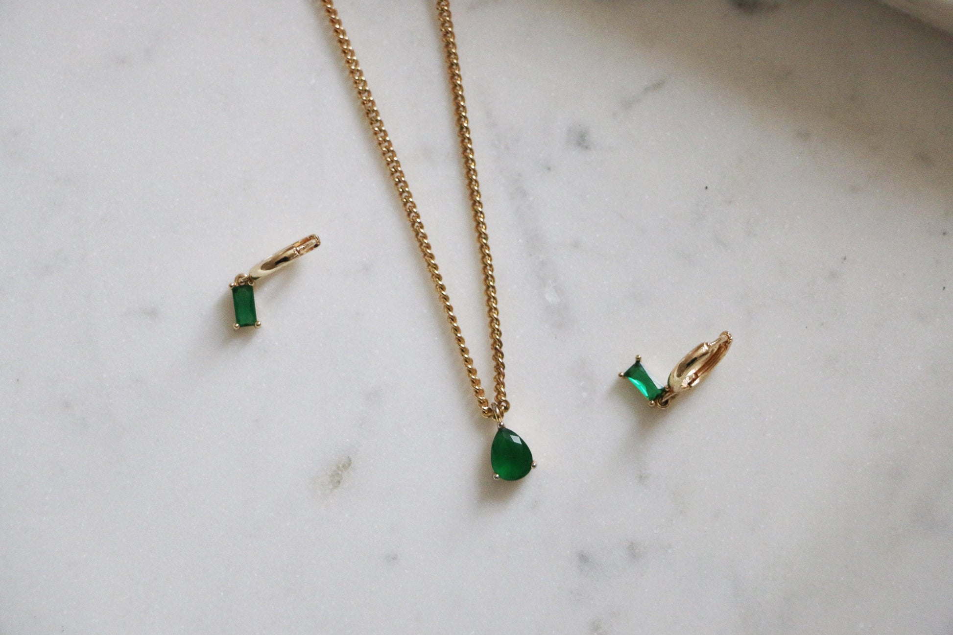 Emerald Lover Necklace - Allure Mae