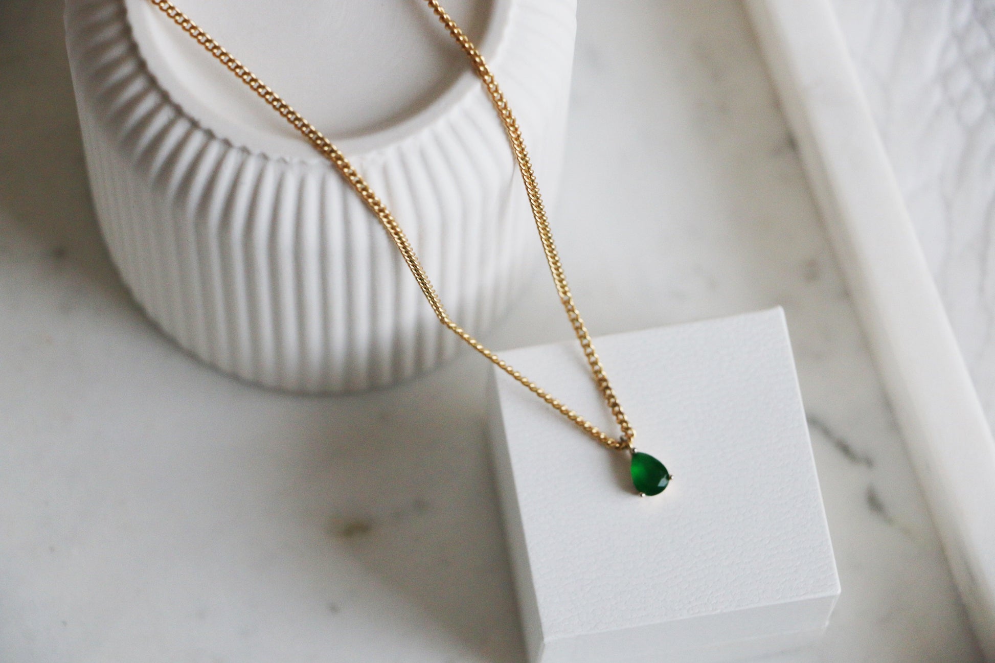 Emerald Lover Necklace - Allure Mae