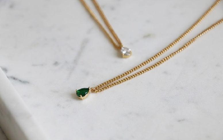 Emerald Lover Necklace - Allure Mae